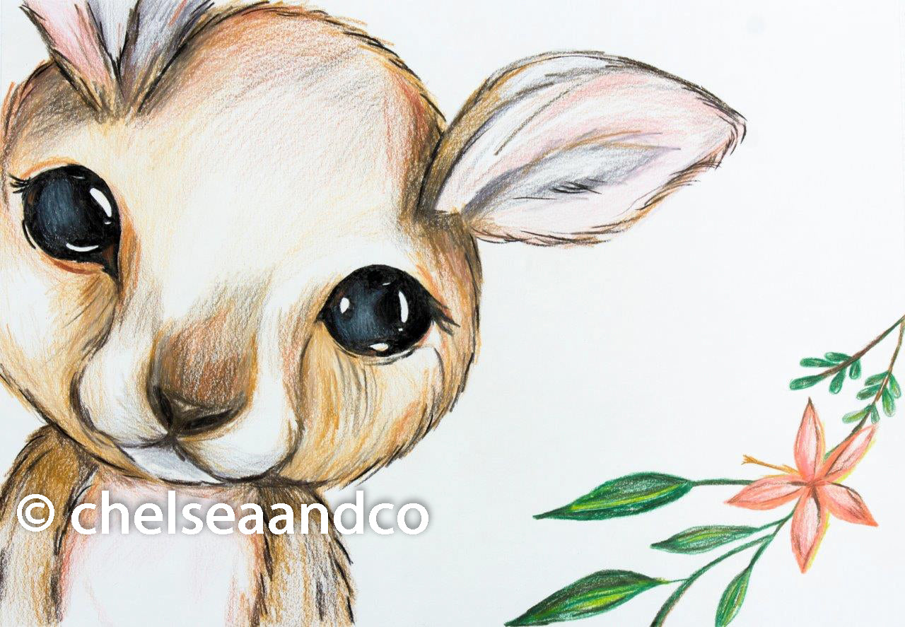 Kangaroo Art Print | Isabel