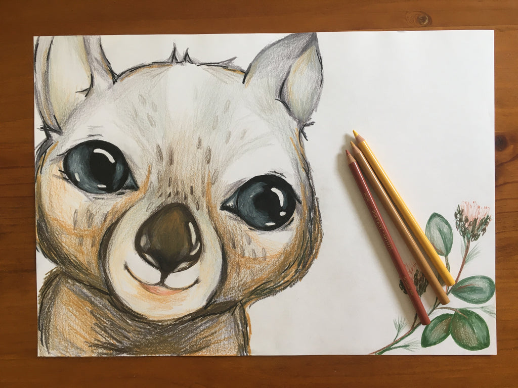 Wombat Art Print | Sydney