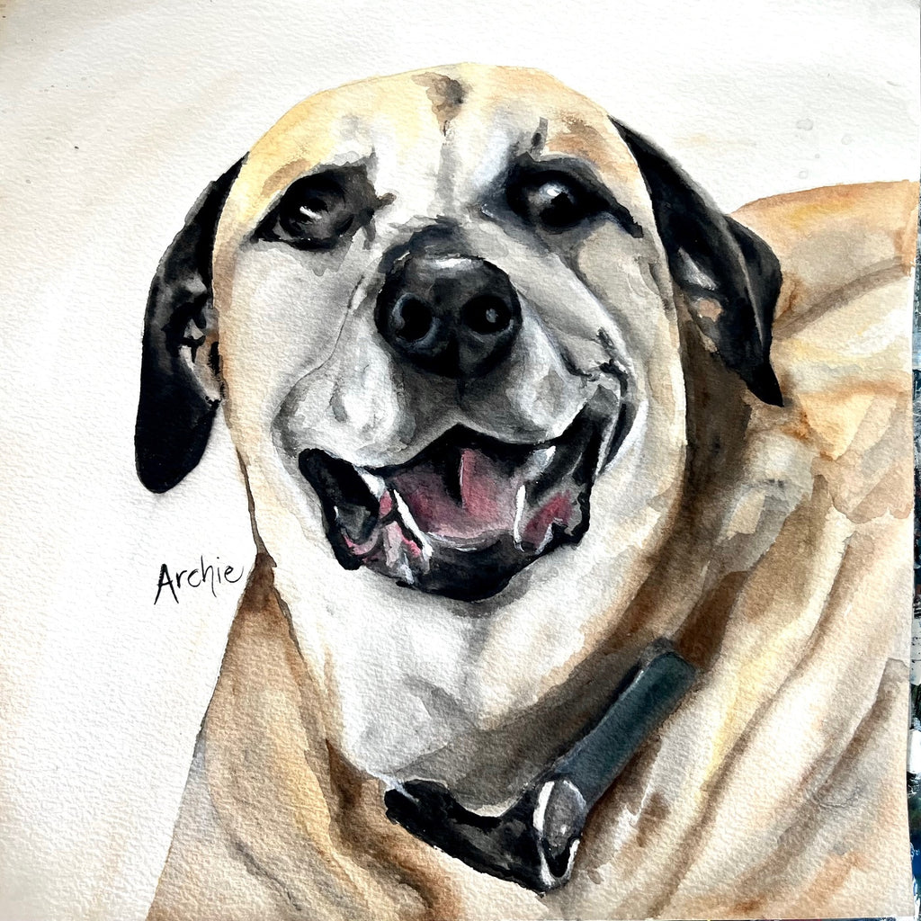 Custom Commission Dog Portrait